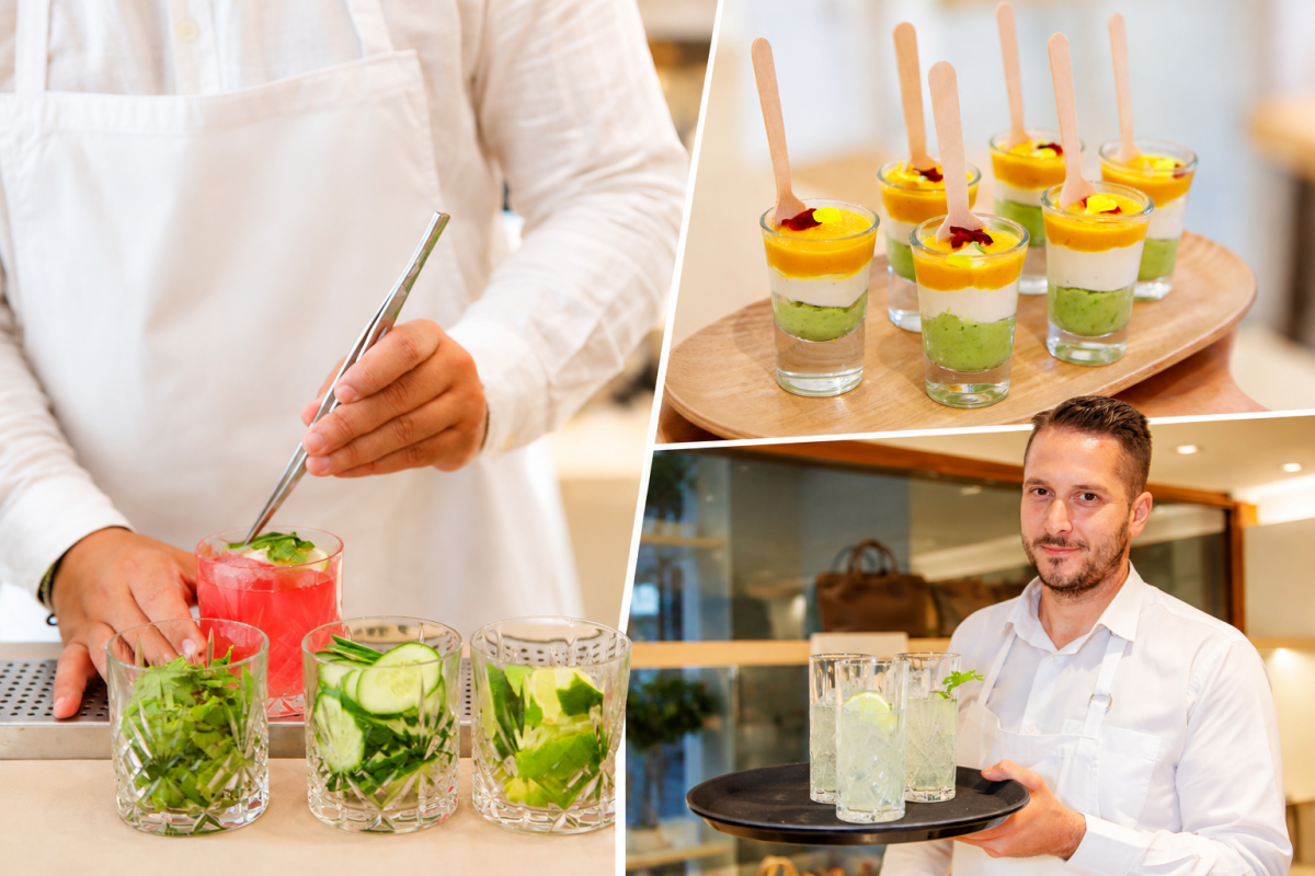 Cocktails και finger food στο Longchamp Winter 2026 event